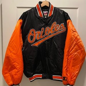 Vintage Baltimore Orioles Starter Bomber Jacket - Large